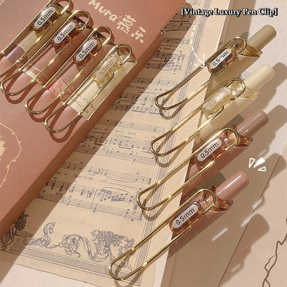 4pcs Coffee-Themed Soft Bread Gel Pens - 0.5mm Black Ink