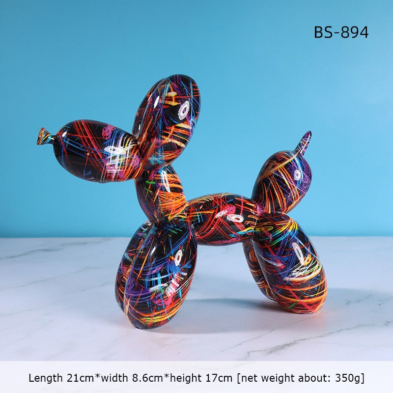 Modern Balloon Dog Sculpture – Desktop Art Decor