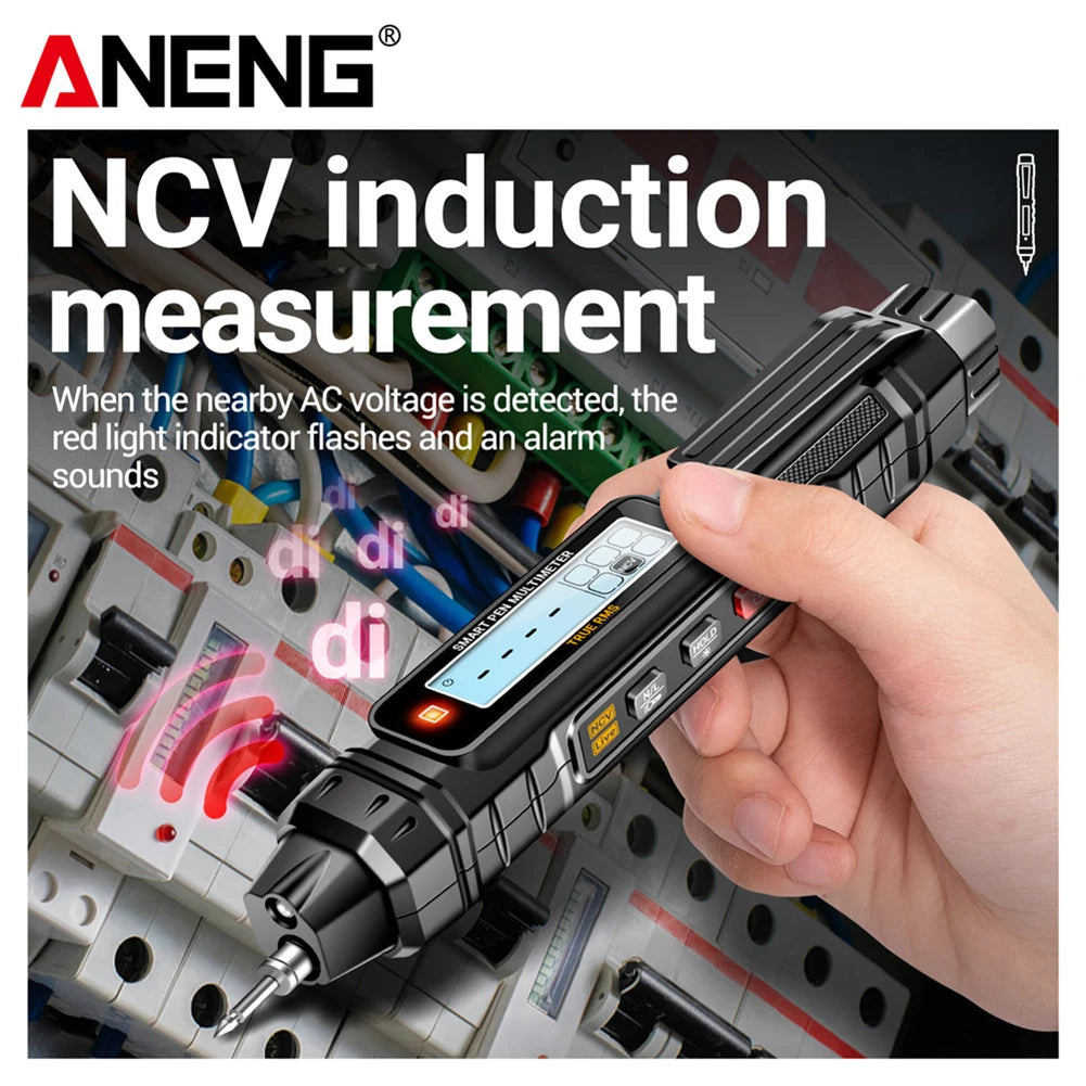 Multimètre à stylo numérique A3005-testeur de tension DC/AC, plage automatique, détecteur NCV