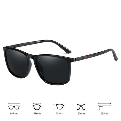 UV400 Polarisierte Sonnenbrille Unisex Reise Autofahren Blendschutz TR90 Brille