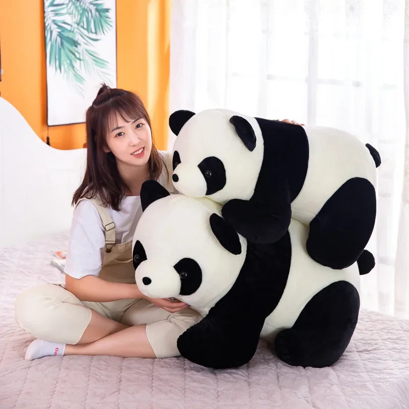 Adorable peluche panda géant