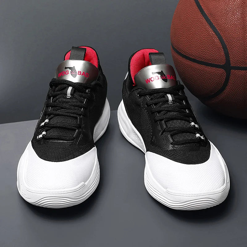 Men's Lightweight Breathable Black Running Shoes