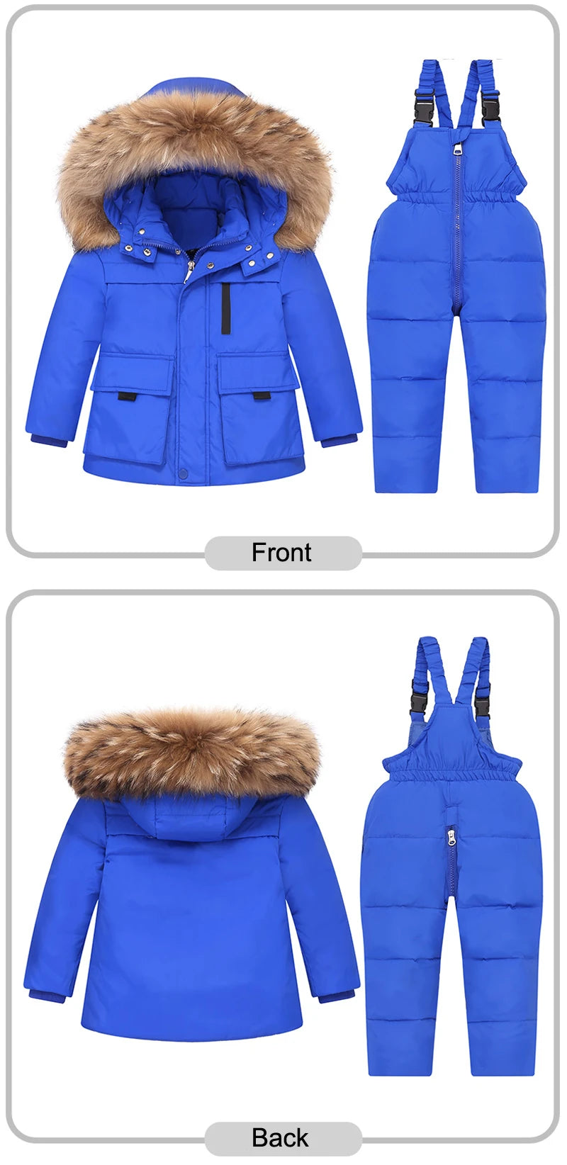 Ensemble de vêtements pour enfants Parka à capuche garçon