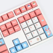 Anime PBT Keycaps XDA Profile - 130 Pink Caps
