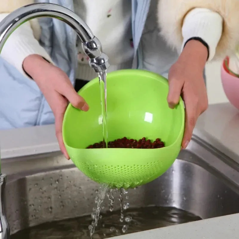 Multi-Function Rice Washing and Strainer Basket