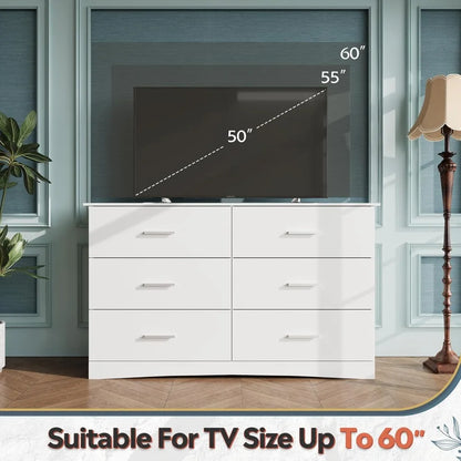 8-Drawer Dresser in Natural Finish