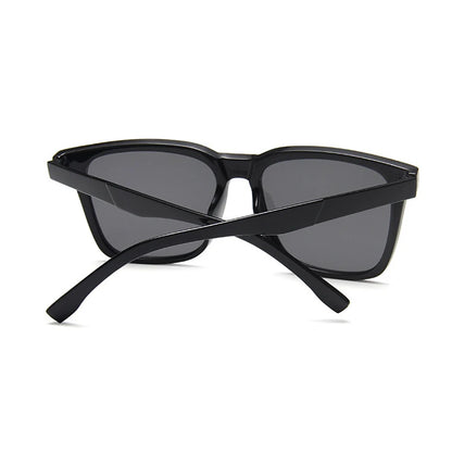 Hochwertige quadratische Sonnenbrille im Retro-Stil für Damen und Herren