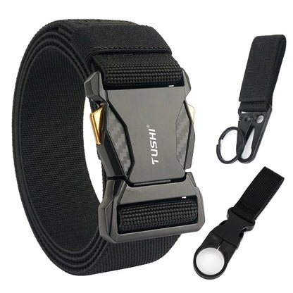 Quick-Release Elastic Belt for Men