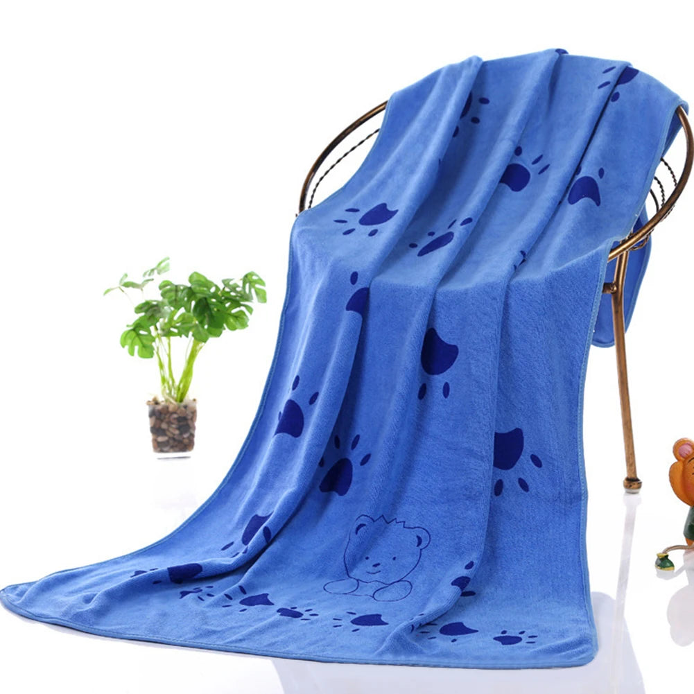 Microfiber Pet Bath Towel 140x70CM