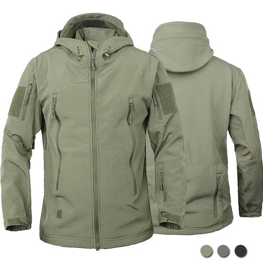 Men's Tactical Waterproof Hooded Jacket