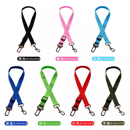 Reflective Dog Seat Belt & Leash Combo