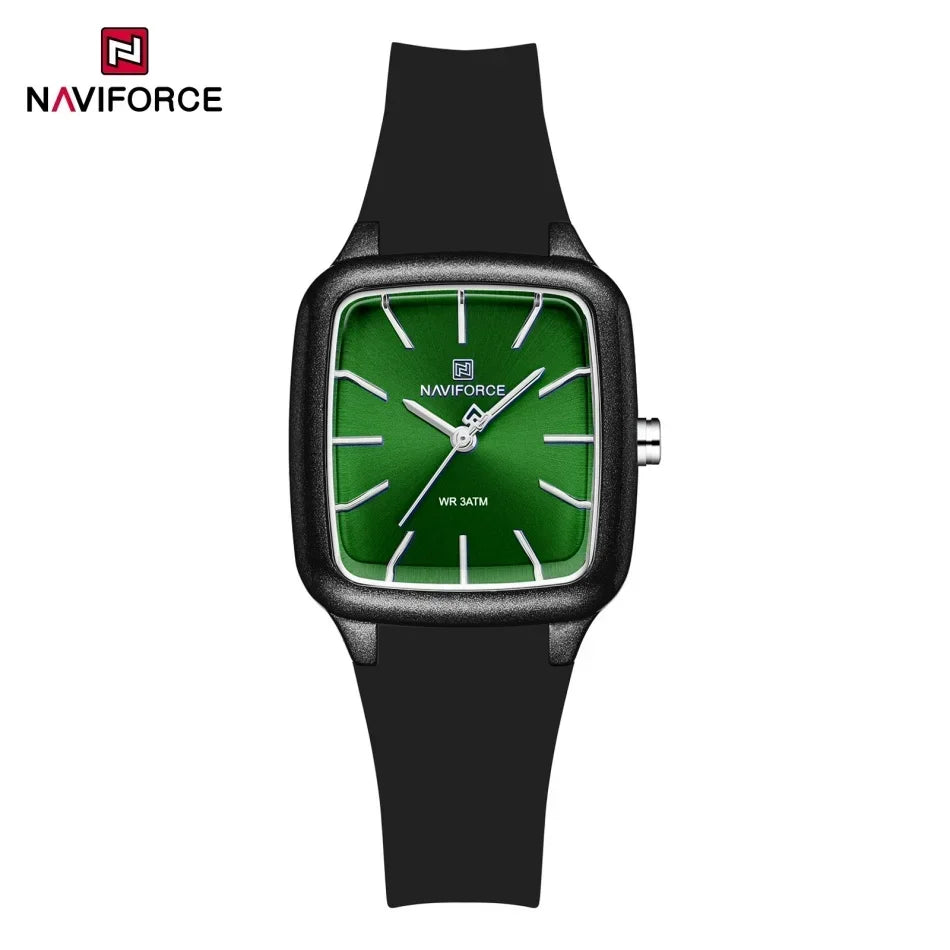 Montre à quartz chic en silicone pour femme