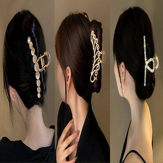 Accessoire de cheveux chic en épingle à cheveux avec nœud papillon en perles