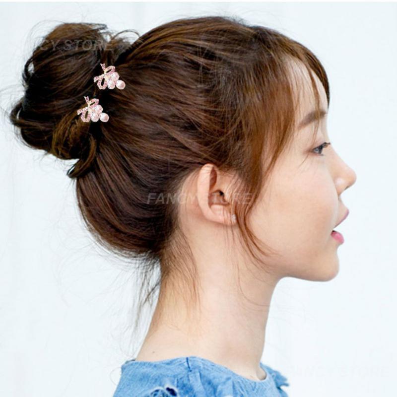 Pearl Crystal Hairpin Set