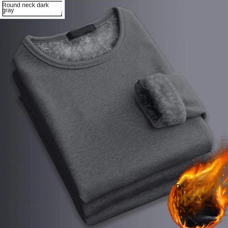 Men's Winter Long-Sleeve Thermal Underwear T-Shirt