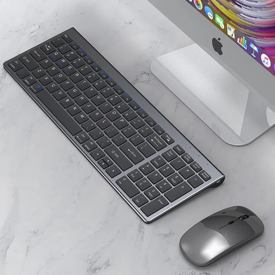 Rechargeable Wireless Keyboard and Mouse