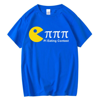 Lustiges π Disappearing Design Baumwoll-T-Shirt