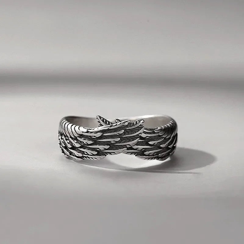 couples rings, angel wing rings, adjustable rings, eye rings, wing rings, couples bands, wing ring, angel rings, jewelry rings, ring bands, demon rings