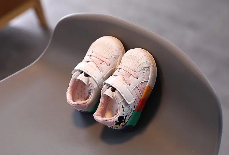 Chaussures décontractées blanches pour bébé garçon fille