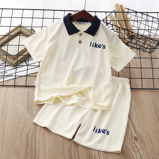 Kinderbekleidungsset Kurzarm-T-Shirt für Jungen