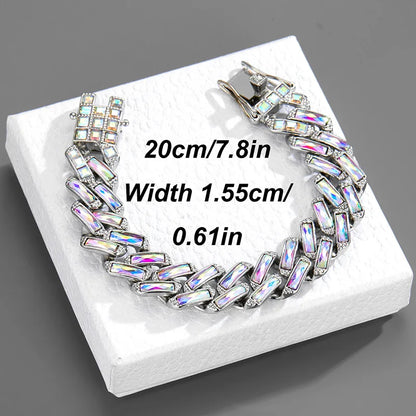 Hip Hop Bling Set Miami Cuban Link Chain