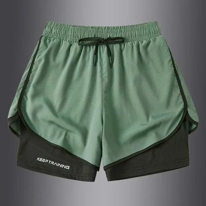 Men's Black Outdoor Running Shorts