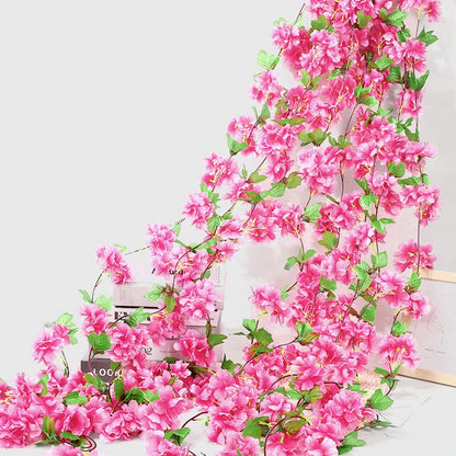 Silk Cherry Blossom Sakura Garland Home & Party Decoration