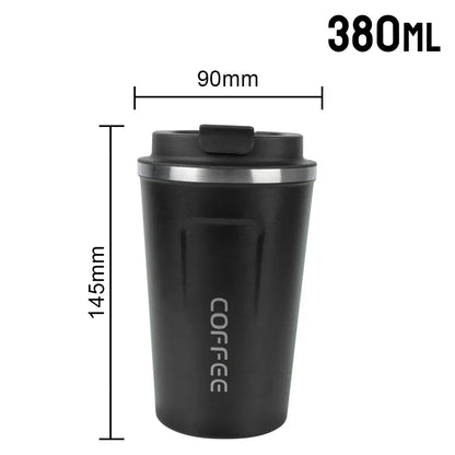 Tasse à café thermos en acier inoxydable de 510 ml avec affichage de la température