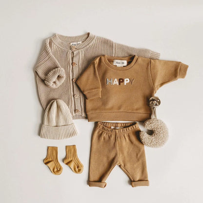 Toddler's Casual Tops + Loose Trousers Set