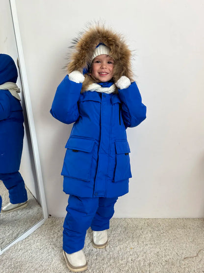 Ensemble de vêtements pour enfants Parka à capuche garçon