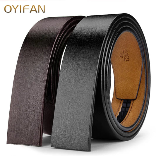 Ceinture en cuir pour hommes-3,5 cm