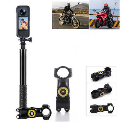 Unsichtbarer Selfie-Stick, Fahrrad-Einbeinstativ – Motorrad-Lenkerhalterung