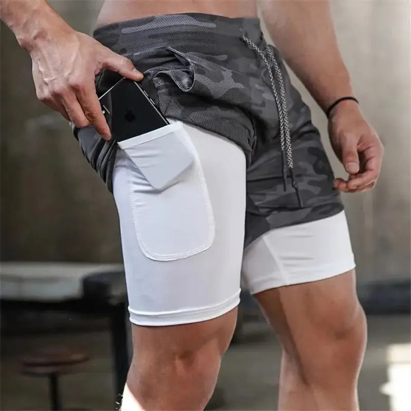 Shorts de course pour hommes, vêtements de sport