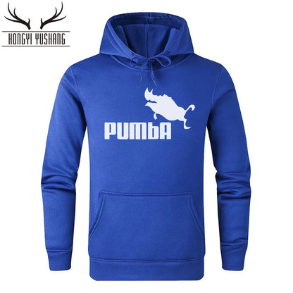 Herbst/Winter Pumba Print Herren Sportwear Hoodie