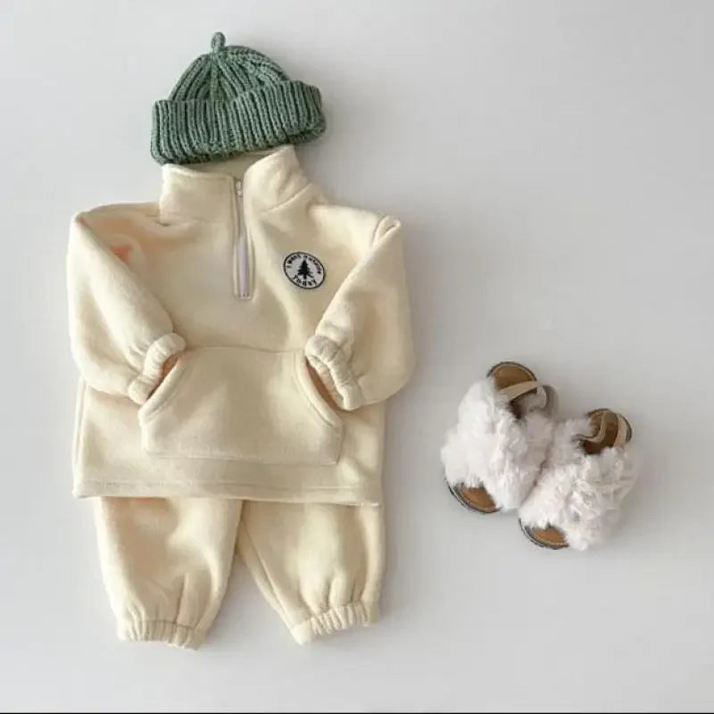 Baby Boys Clothing Sets Children Thicken Sweatshirt