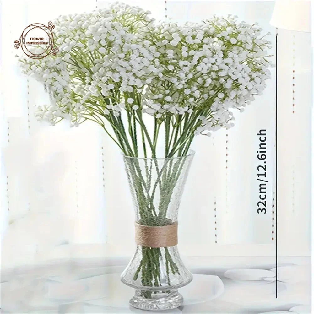 30 Stück Real Touch Baby Atem Gypsophila