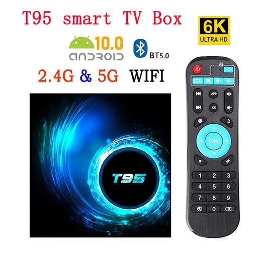 tv box android, box android, t95 tv box wifi tv box, t95 android box, 6k tv box, smart tv box android