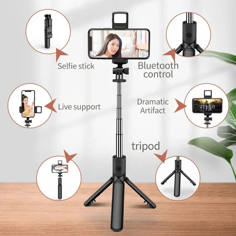 Kabelloses 3-in-1-Selfie-Stativ