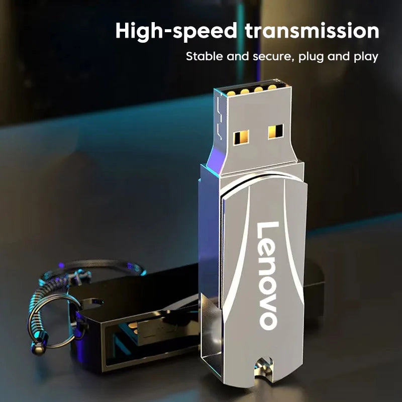Lenovo Mini Metal USB Flash Drive - 128GB to 2TB