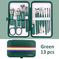 Green 13 pcs