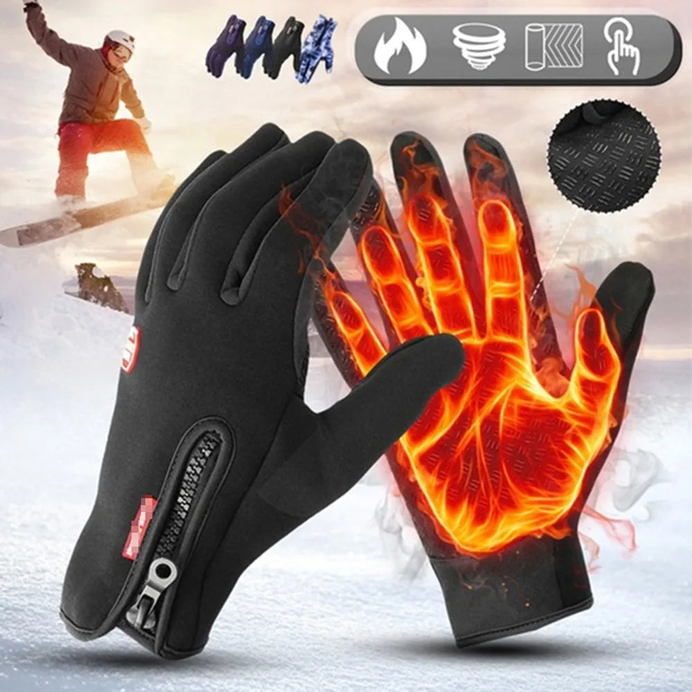 Non-Slip Touchscreen Winter Gloves – Waterproof