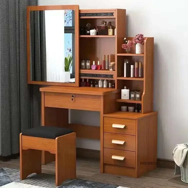 Ensemble de bureau de maquillage avec coiffeuse de maquillage