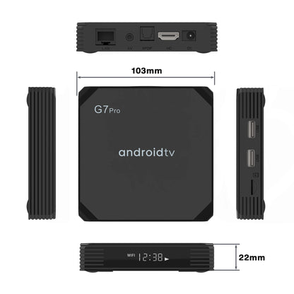 G7 Pro Smart TV Box – Android 11, S905Y4, 4K HD, Dual-WLAN