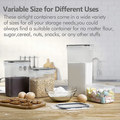 8-Piece Food Storage Containers with Easy Lock Lids