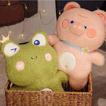 Adorable jouet en peluche grenouille de dessin animé de 40 cm