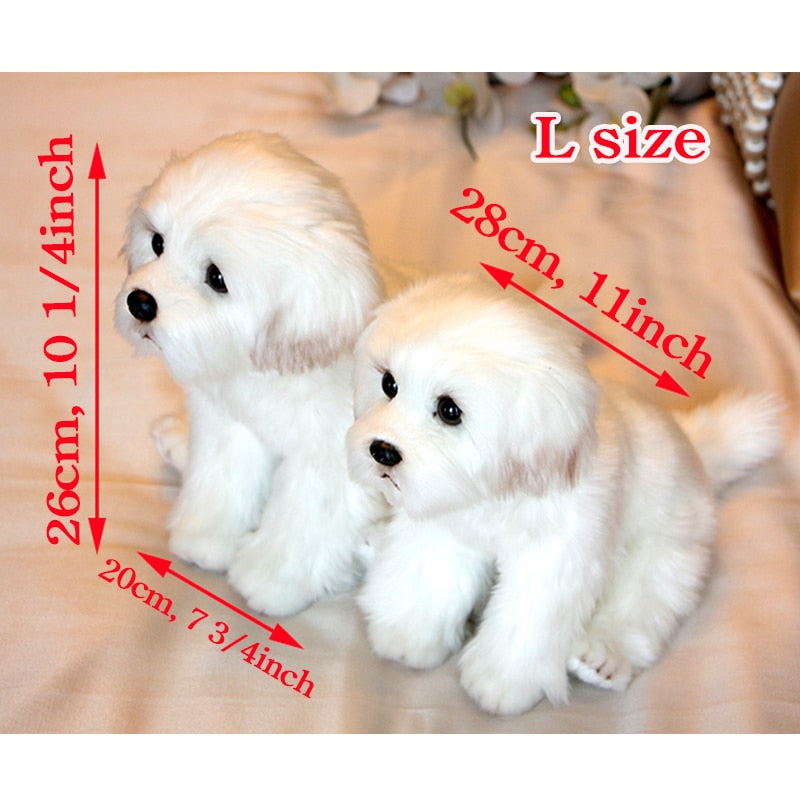 Maltese Stuffed Dog Plush Toy