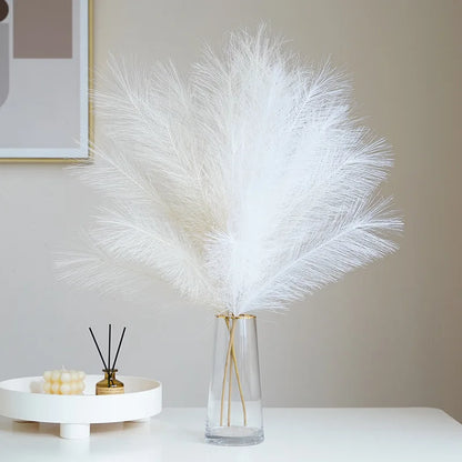 10Pcs Artificial Pampas Grass Flowers Bouquet