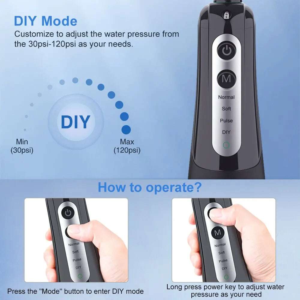 INSMART Portable Dental Water Flosser