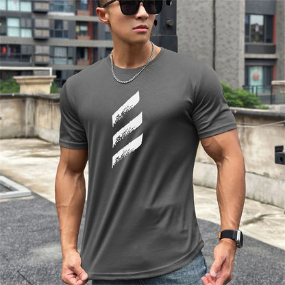 Short Sleeve Muscle Workout T Shirt