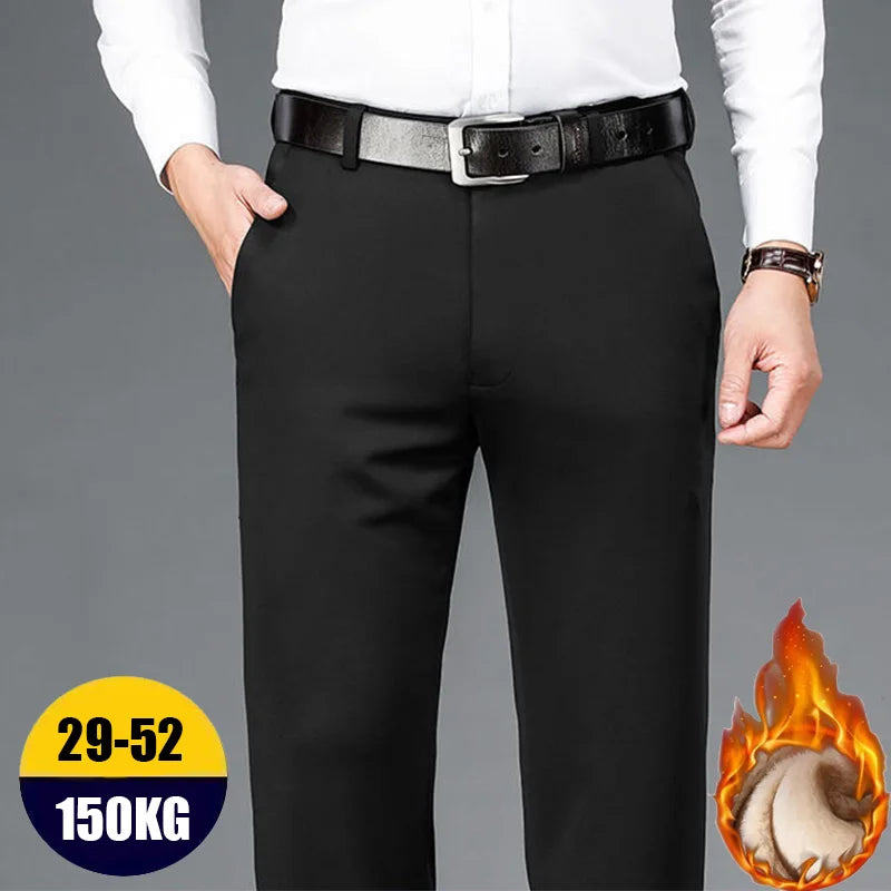 10XL Oversized Business Casual Slim Fit Men’s Trousers